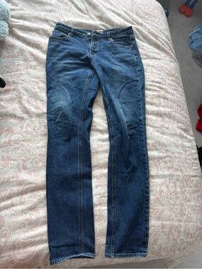 Men's Slim Jeans in Dark Blue Denim